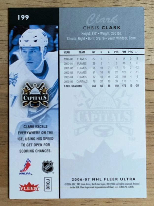 2006-07 Ultra #199 Chris Clark