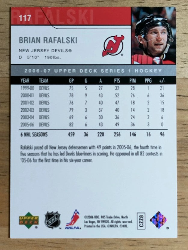 2006-07 Upper Deck #117 Brian Rafalski