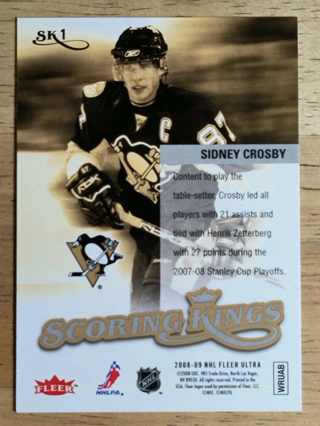 2008-09 Ultra Scoring Kings #SK1 Sidney Crosby