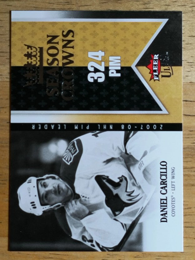 2008-09 Ultra Season Crowns #SC9 Daniel Carcillo