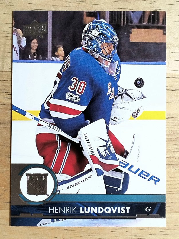 2017-18 Upper Deck #372 Henrik Lundqvist (NM)