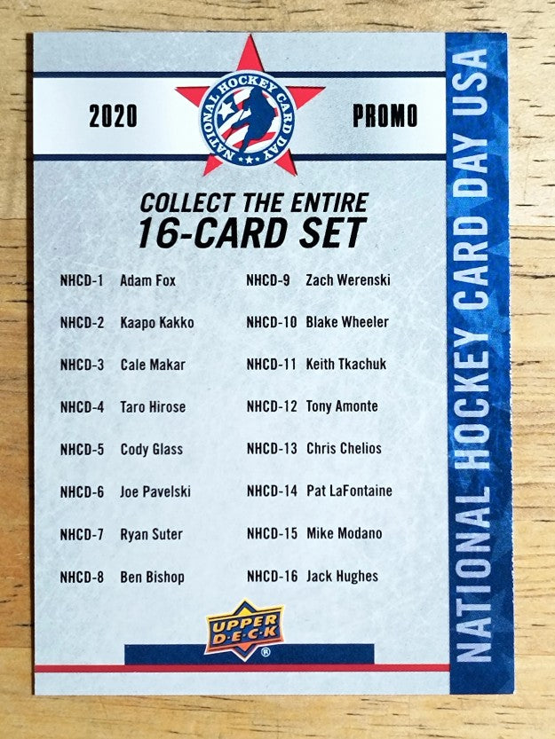 2019-20 Upper Deck National Hockey Card Day USA #NNO Checkist