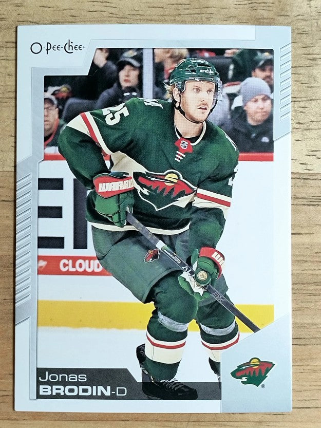 2020-21 O-Pee-Chee #201 Jonas Brodin