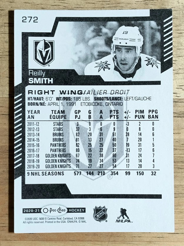 2020-21 O-Pee-Chee #272 Reilly Smith