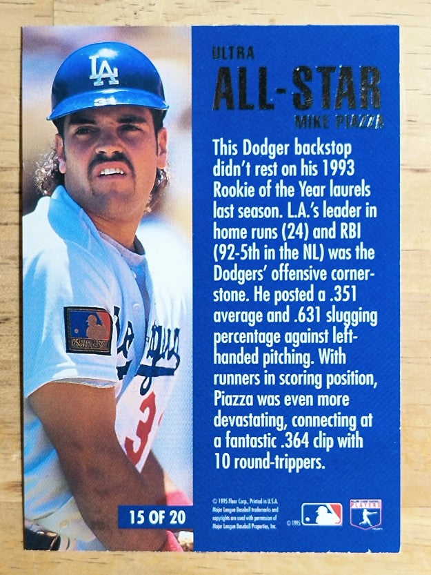 1995 Ultra All-Stars #15 Mike Piazza