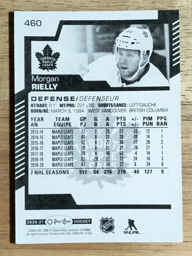 2020-21 O-Pee-Chee #460 Morgan Rielly