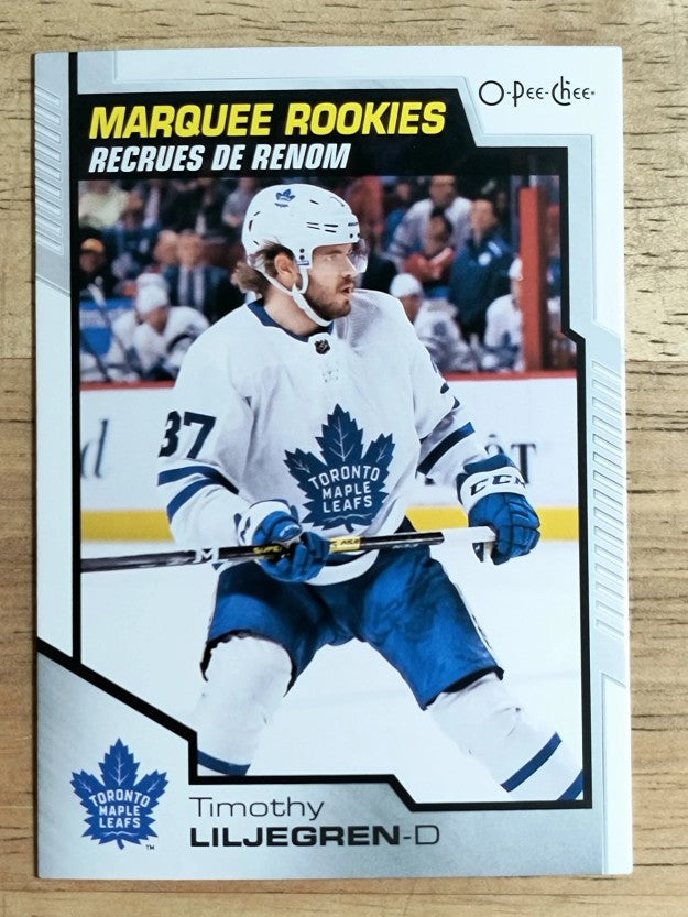 2020-21 O-Pee-Chee #501 Timothy Liljegren RC
