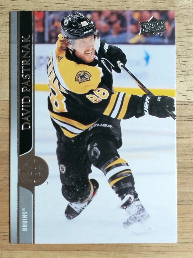 2020-21 Upper Deck #18 David Pastrnak