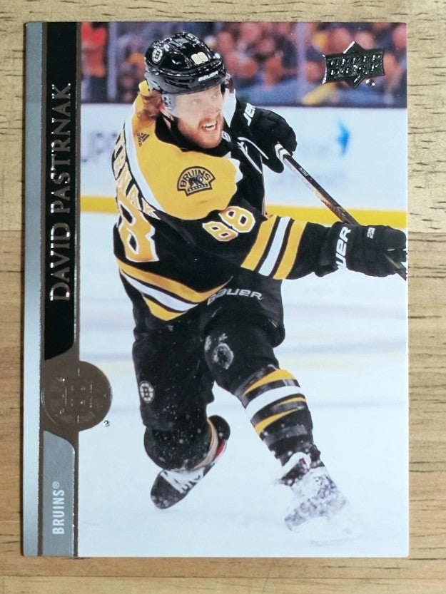 2020-21 Upper Deck #18 David Pastrnak
