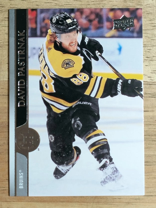 2020-21 Upper Deck #18 David Pastrnak