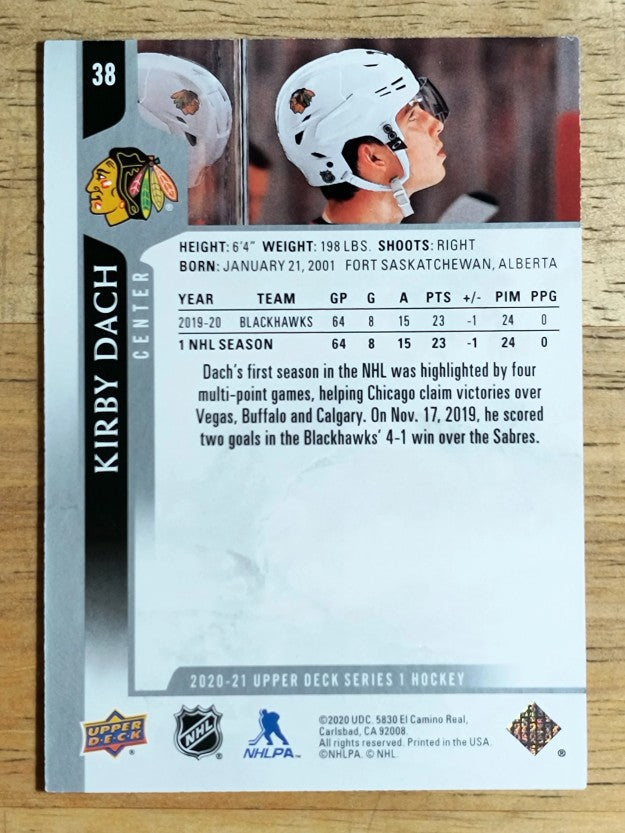 2020-21 Upper Deck #38 Kirby Dach