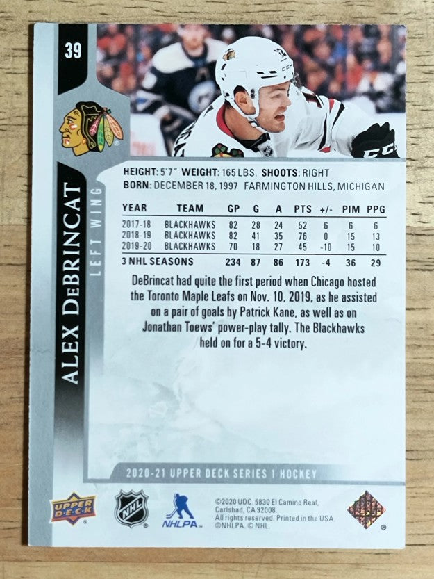 2020-21 Upper Deck #39 Alex DeBrincat