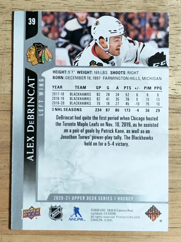 2020-21 Upper Deck #39 Alex DeBrincat