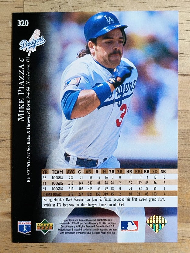 1995 Upper Deck #320 Mike Piazza