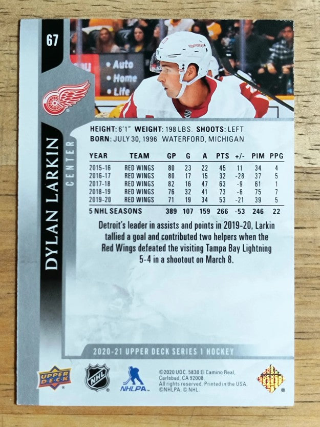 2020-21 Upper Deck #67 Dylan Larkin