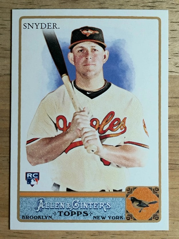 2011 Topps Allen and Ginter #228 Brandon Snyder