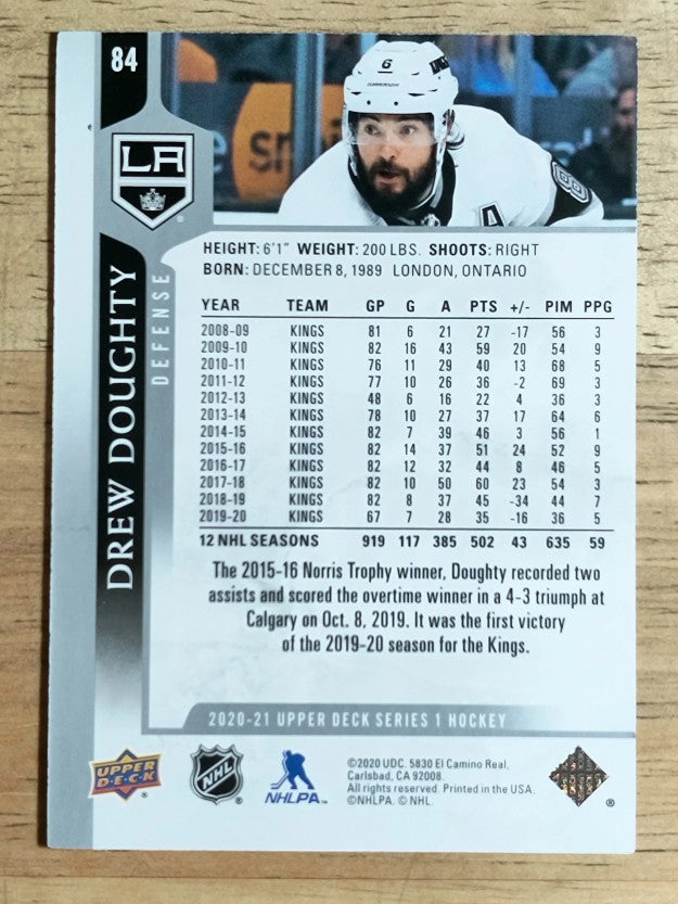 2020-21 Upper Deck #84 Drew Doughty