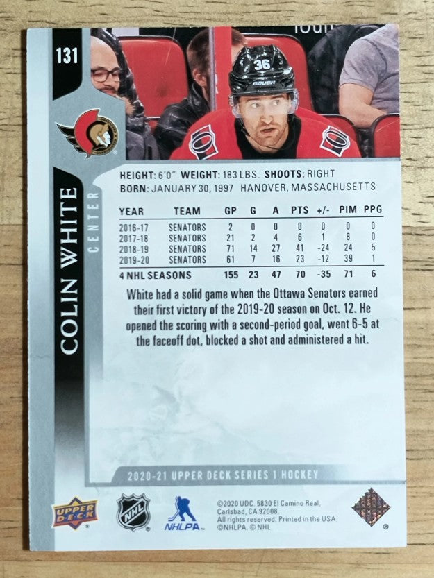 2020-21 Upper Deck #131 Colin White