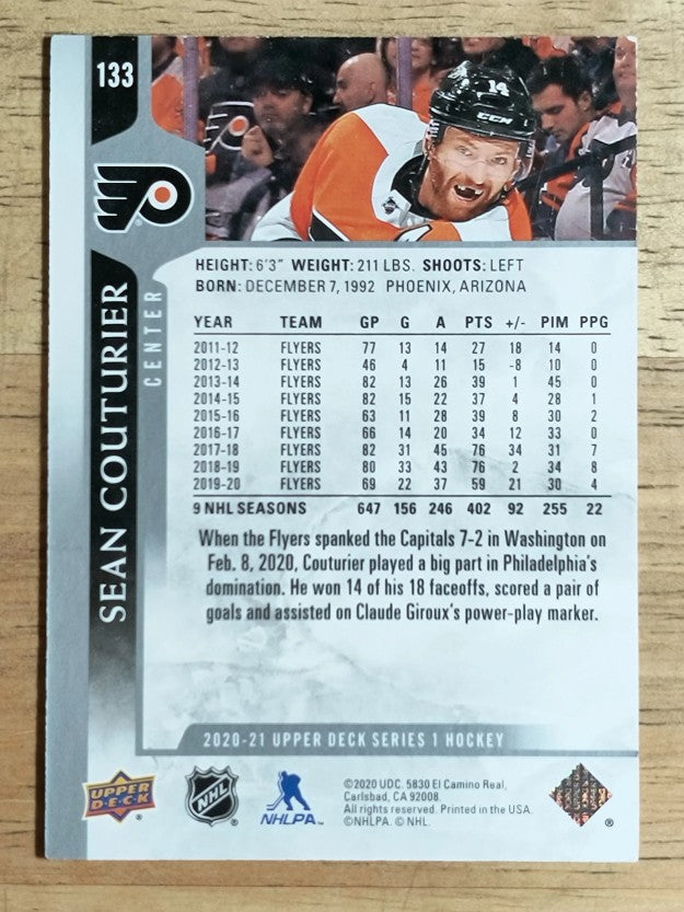 2020-21 Upper Deck #133 Sean Couturier