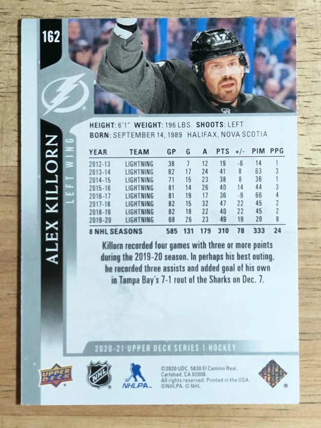 2020-21 Upper Deck #162 Alex Killorn