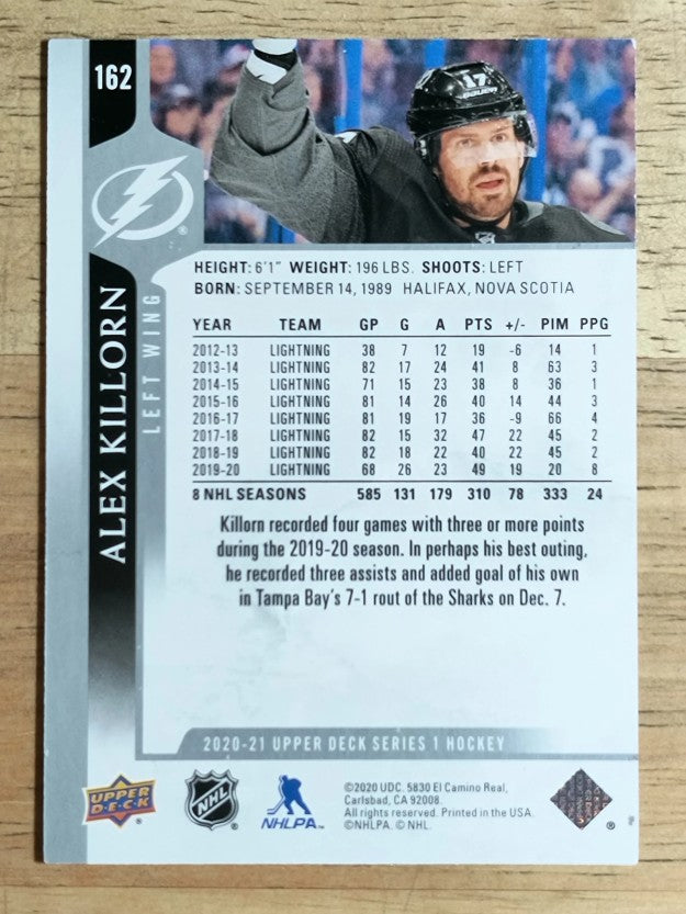 2020-21 Upper Deck #162 Alex Killorn
