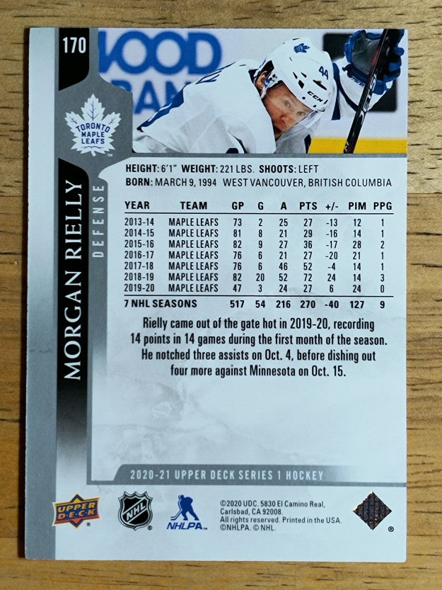 2020-21 Upper Deck #170 Morgan Rielly