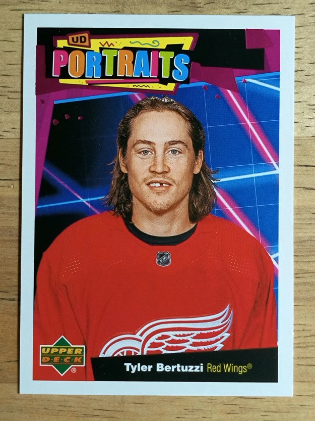2020-21 Upper Deck UD Portraits #P7 Tyler Bertuzzi