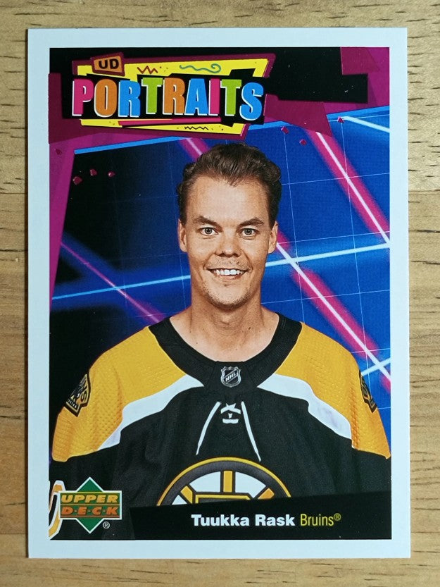 2020-21 Upper Deck UD Portraits #P11 Tuukka Rask