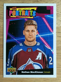 2020-21 Upper Deck UD Portraits #P12 Nathan MacKinnon