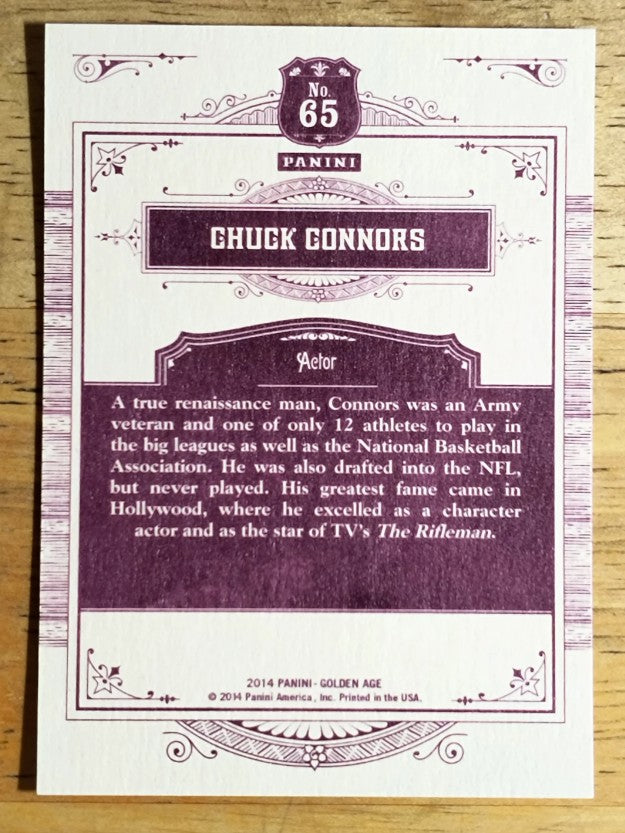 2014 Panini Golden Age #65 Chuck Connors