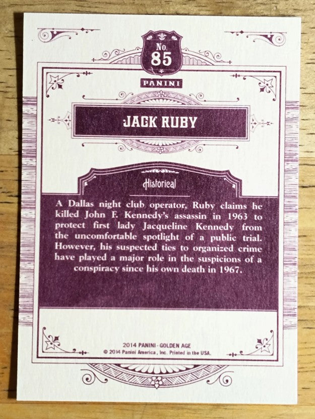 2014 Panini Golden Age #85 Jack Ruby