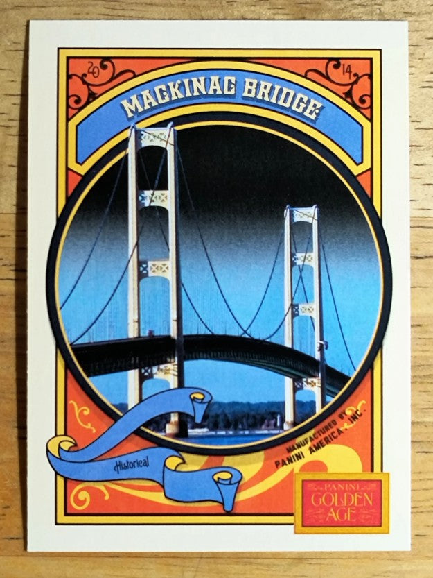 2014 Panini Golden Age #88 Mackinac Bridge