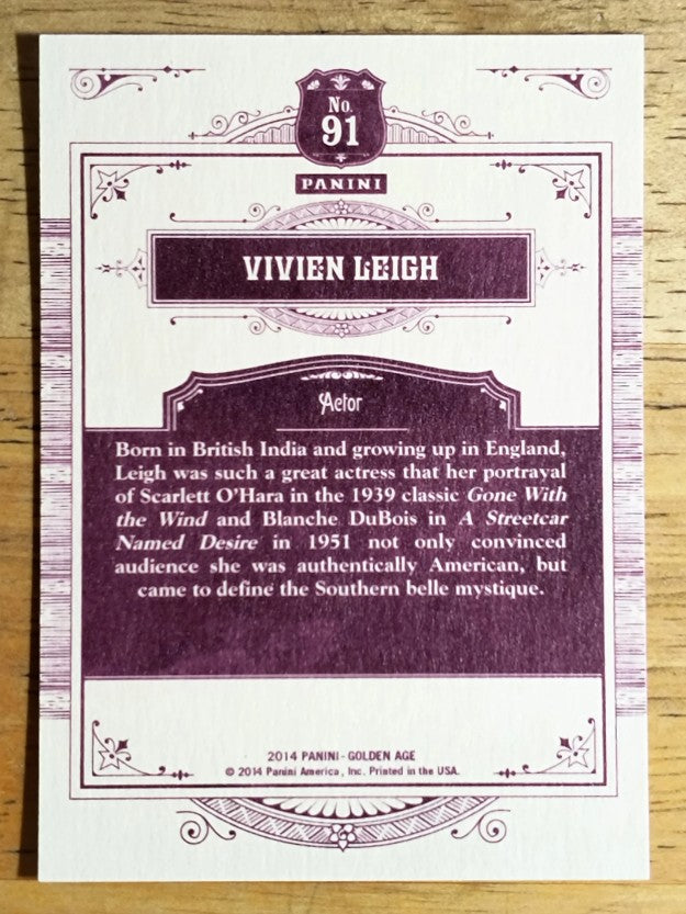2014 Panini Golden Age #91 Vivien Leigh