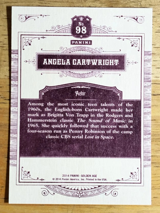 2014 Panini Golden Age #98 Angela Cartwright