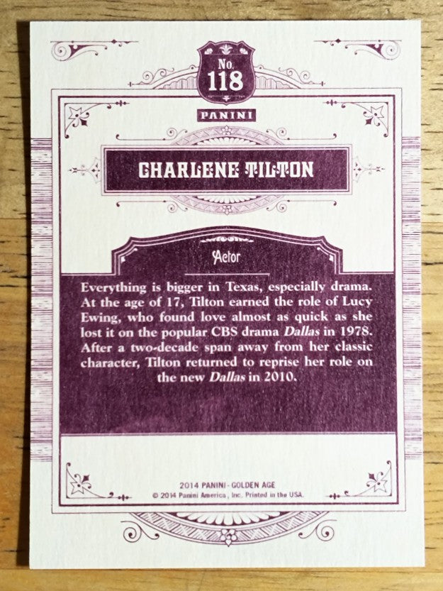 2014 Panini Golden Age #118 Charlene Tilton