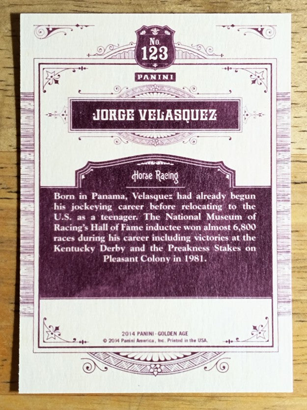 2014 Panini Golden Age #123 Jorge Velasquez