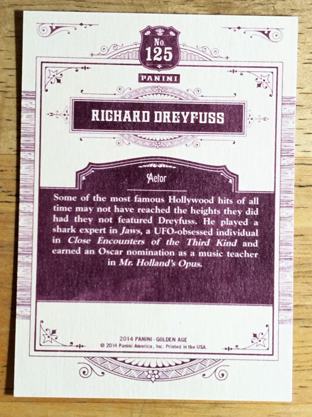 2014 Panini Golden Age #125 Richard Dreyfuss