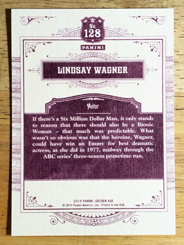 2014 Panini Golden Age #128 Lindsay Wagner