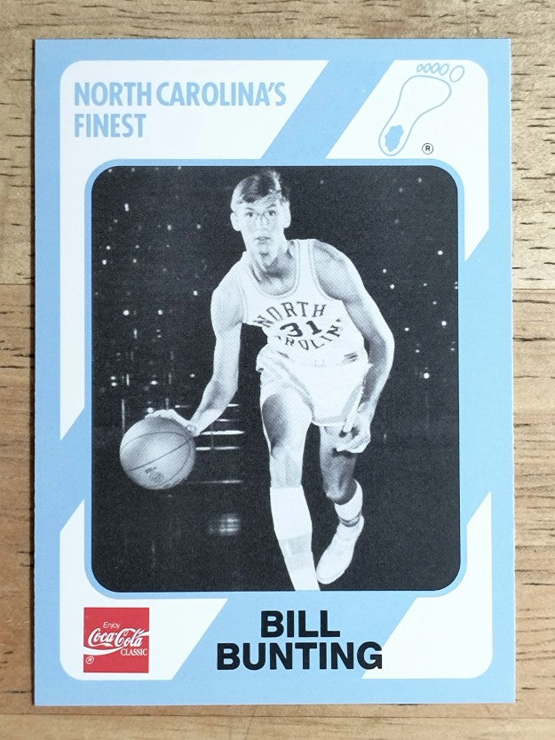1989-90 North Carolina Collegiate Collection #92 Bill Bunting