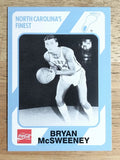 1989-90 North Carolina Collegiate Collection #174 Bryan McSweeney