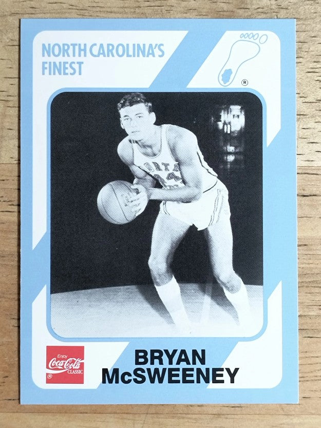 1989-90 North Carolina Collegiate Collection #174 Bryan McSweeney