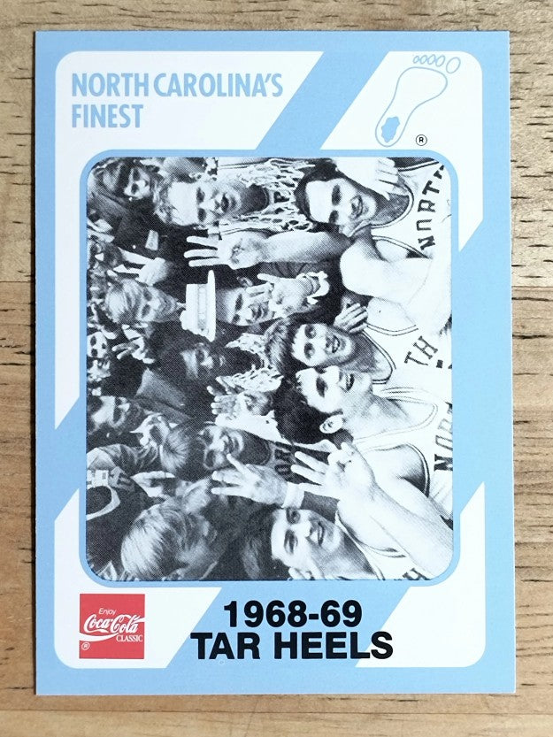 1989-90 North Carolina Collegiate Collection #177 1968-69 Tar Heels