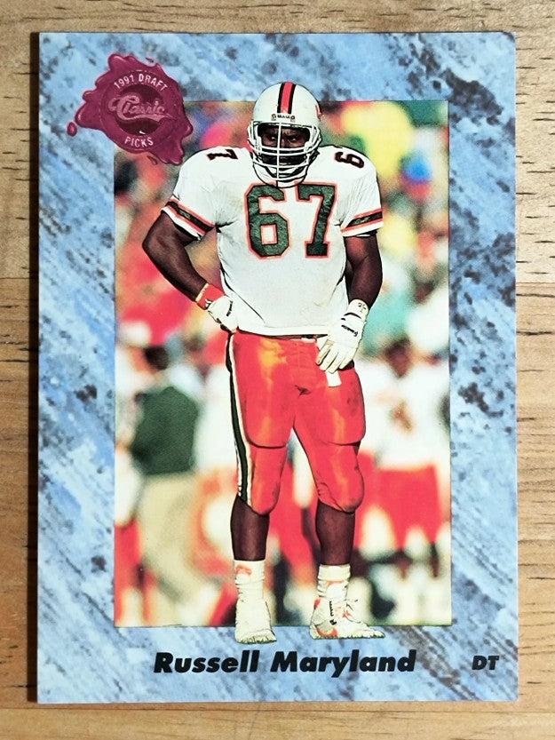 1991 Classic Four Sport #103 Russell Maryland