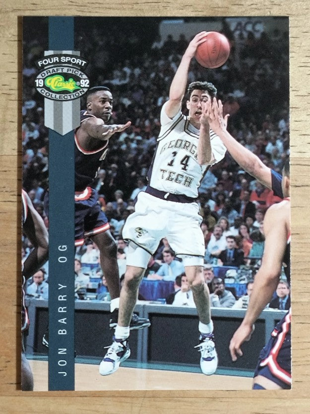 1992 Classic Four Sport #22 Jon Barry