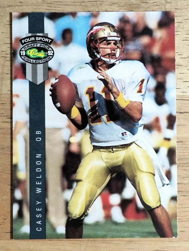 1992 Classic Four Sport #103 Casey Weldon