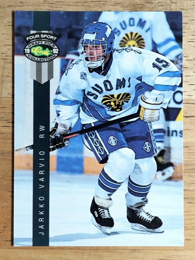 1992 Classic Four Sport #179 Jarkko Varvio