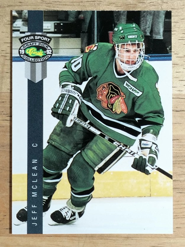 1992 Classic Four Sport #205 Jeff McLean