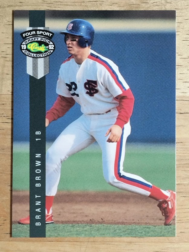 1992 Classic Four Sport #283 Brant Brown