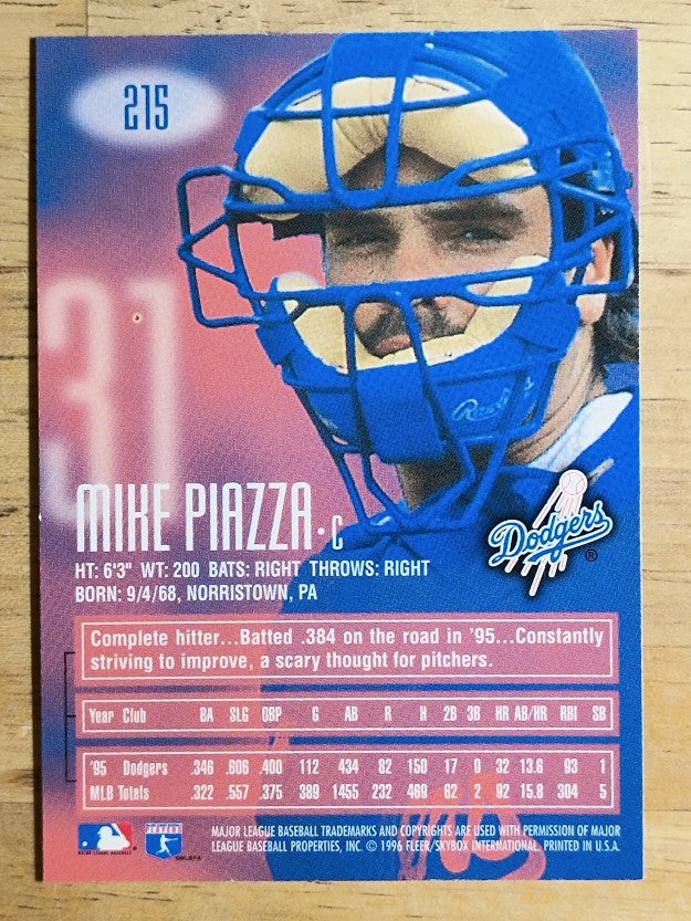 1996 Emotion-XL #215 Mike Piazza