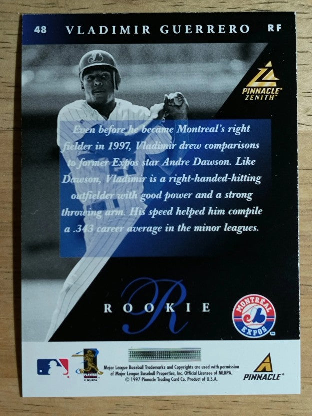 1997 Zenith #48 Vladimir Guerrero